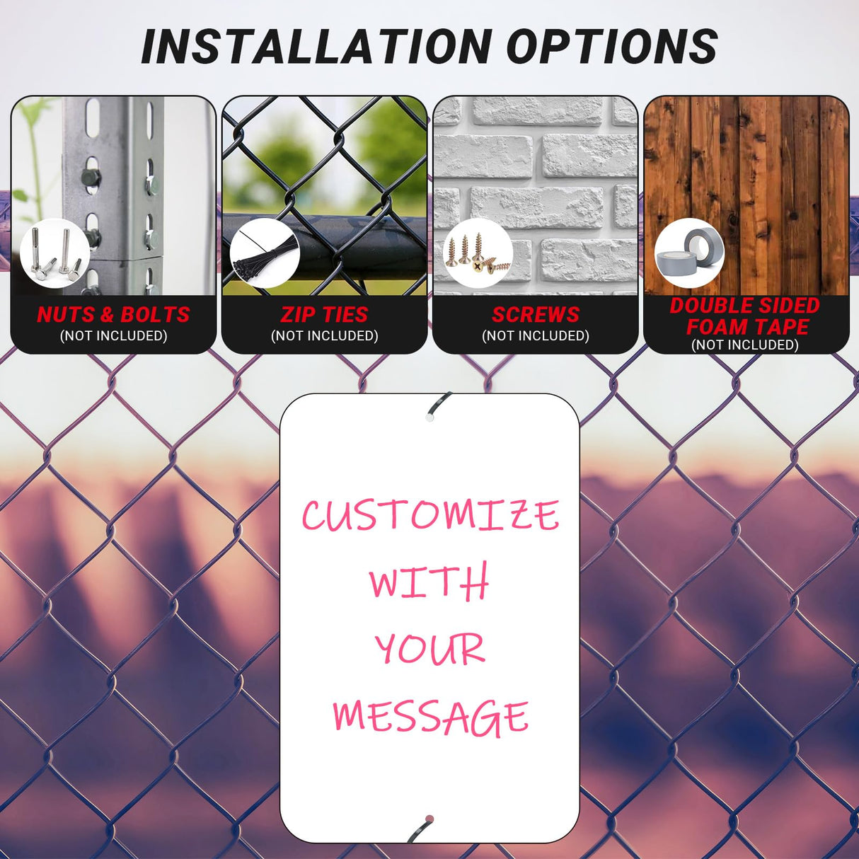 4Pack Blank Aluminum Signs, 18"x12" Blank Metal Signs, Write-On Metal Sign, Blank Sublimation Signs, Engineer Grade Rust Free Aluminum, Fade Resistant, Weatherproof, UV Protected, Easy to Mount DazhiSigns