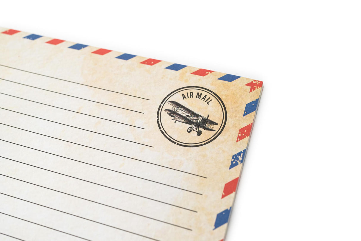 60 Pack Airmail Paper and Envelopes Set - Blue Writing Paper for Invitations, Love Letters, Letters to Troops, Christmas Letter - 8.5 x 11 Inch Bargain Paradise