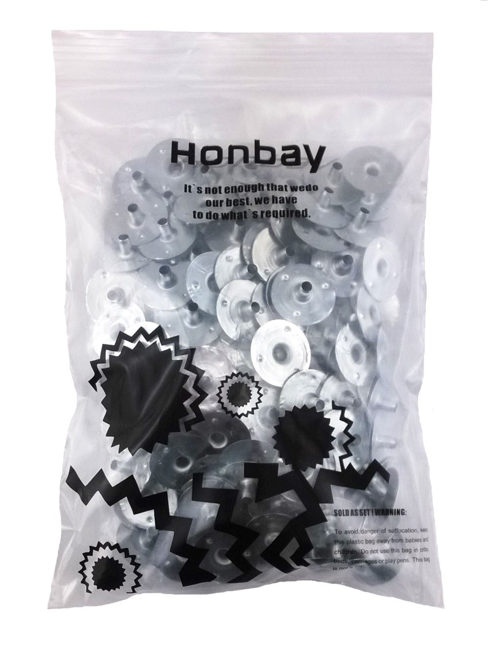 Honbay 250pcs 20mm DIY Candle Making Metal Candle Wick Sustainer Tabs Honbay
