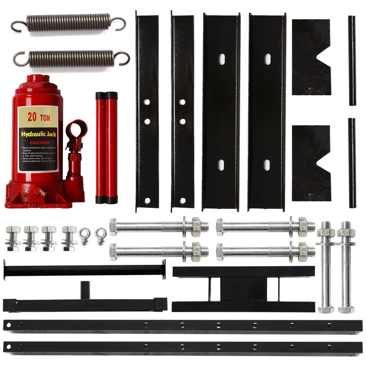 Hydraulic Press Shop Press 20 Ton Garage Floor Hydraulic Shop Press with Adjustable Working Table Heigh Plates LinPhie