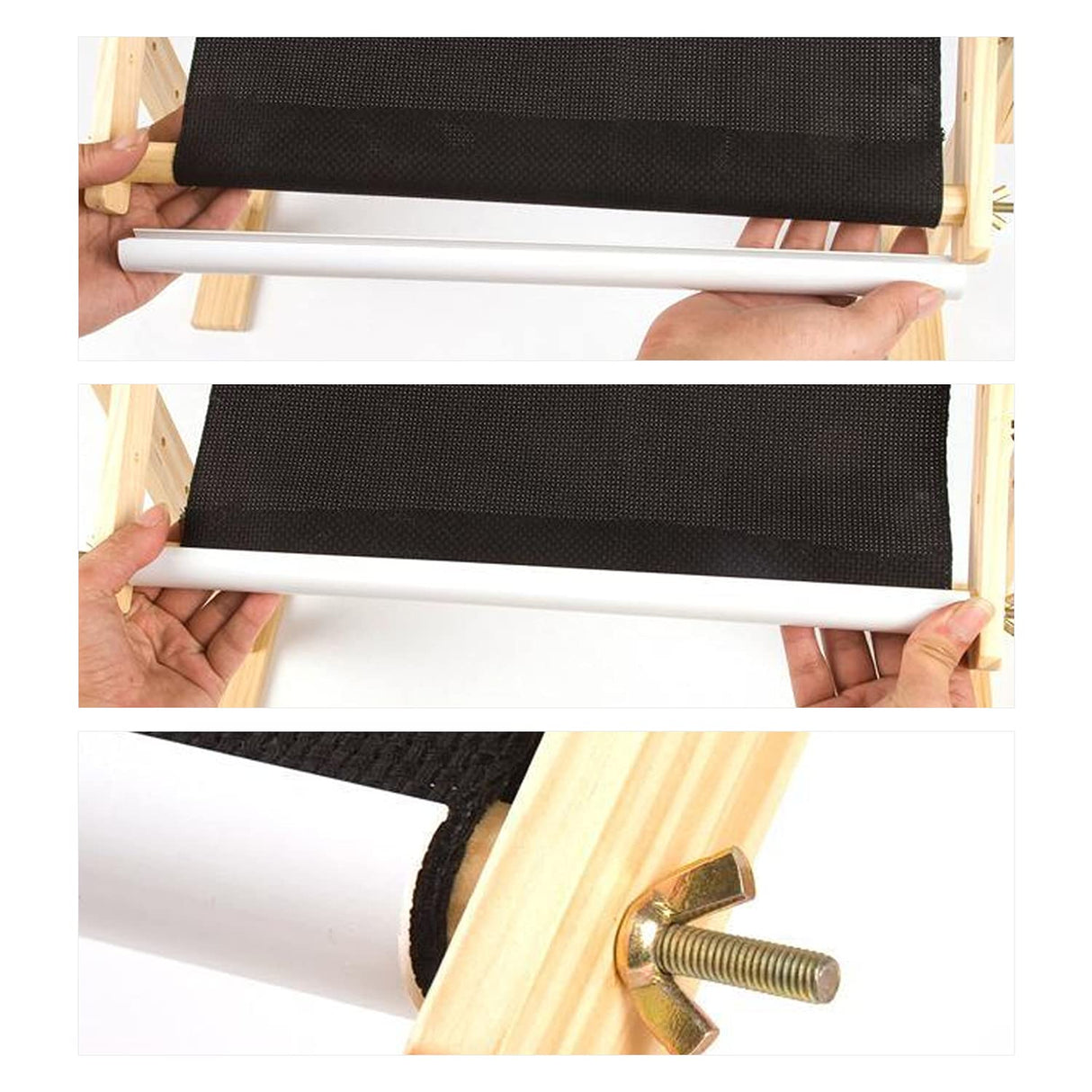 Adjustable Cross Stitch & Embroidery Hoop Stand - Tapestry & Quilting Frame Stand with 5 Height Levels (20" x 15.7") awagas