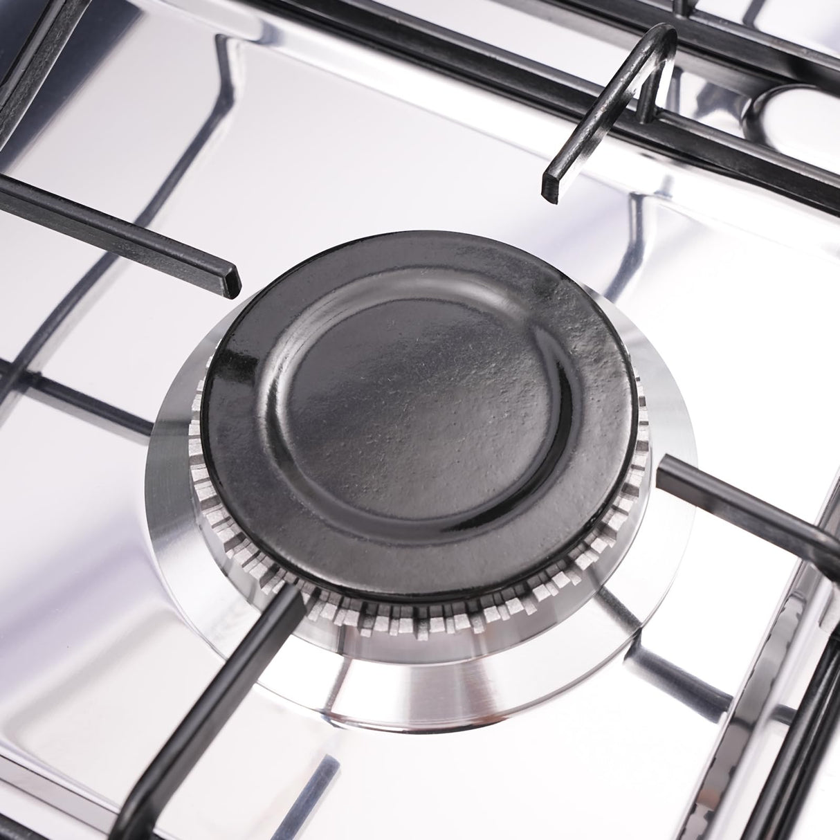 Propane Gas Stove 5 Burner/4 Burner, Portable Natural Gas Stove Outdoor Camping BBQ Stove Gas Cooker with 2 Tier Storage Rack, for RV, Apartment, Outdoor Cooking (Black, 5-Burner) BUKGOCUMN