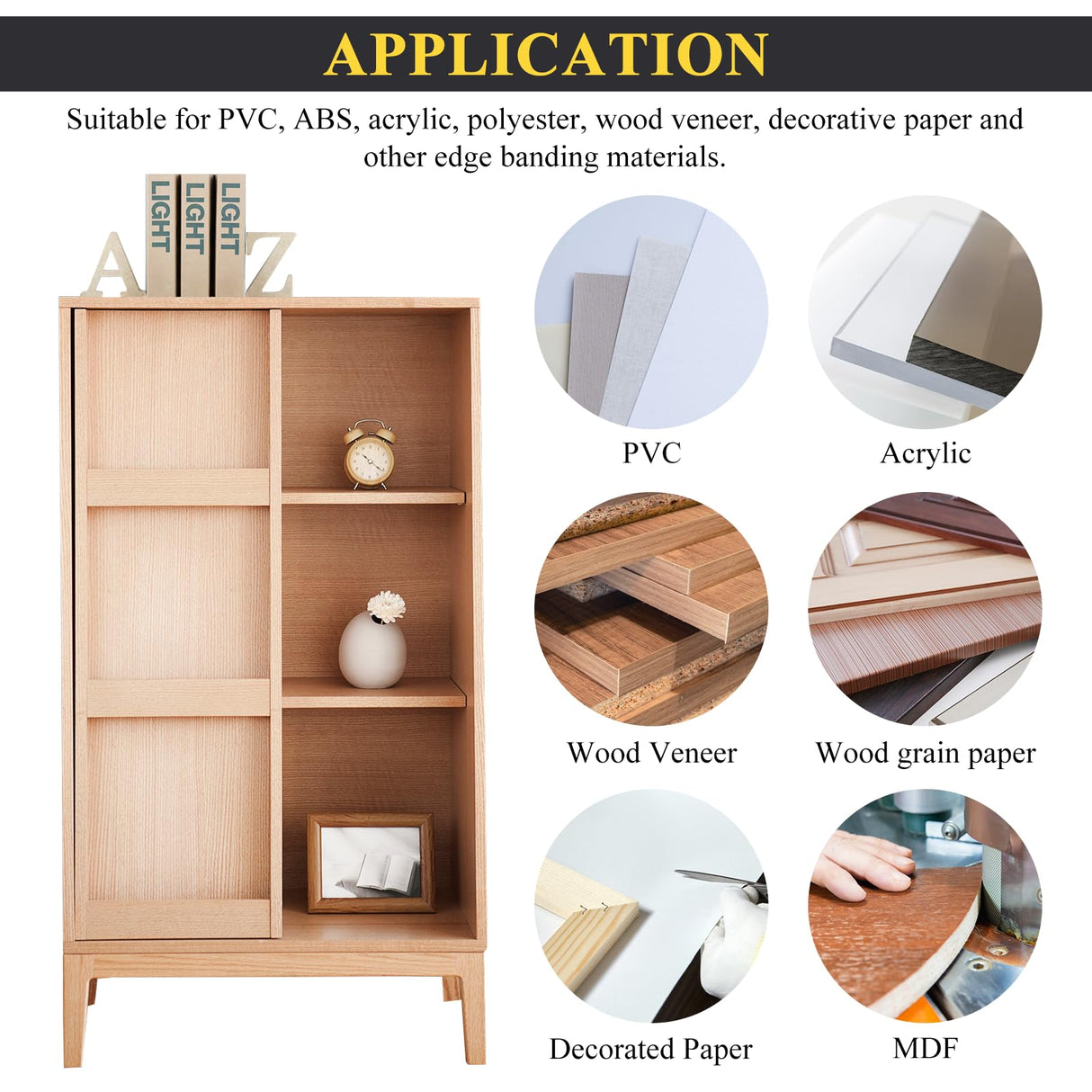 YUCHENGTECH Hot Melt Edgebander Glue Hot Melt Glue Pellets Adhesive for Edge Banding Machine (11 Lb) YUCHENGTECH