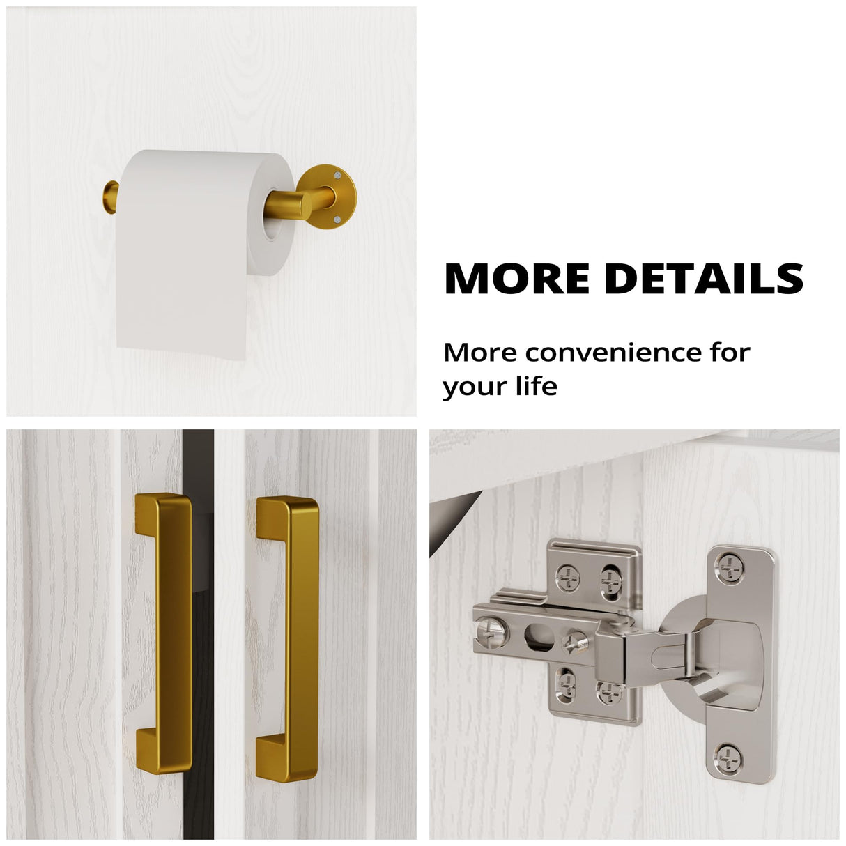 IRONCK Bathroom Vanity with Sink, 30" Bathroom Cabinet with 2 Drawers and Storage, Modern Bathroom Vanity Set, Easy Assembly IRONCK