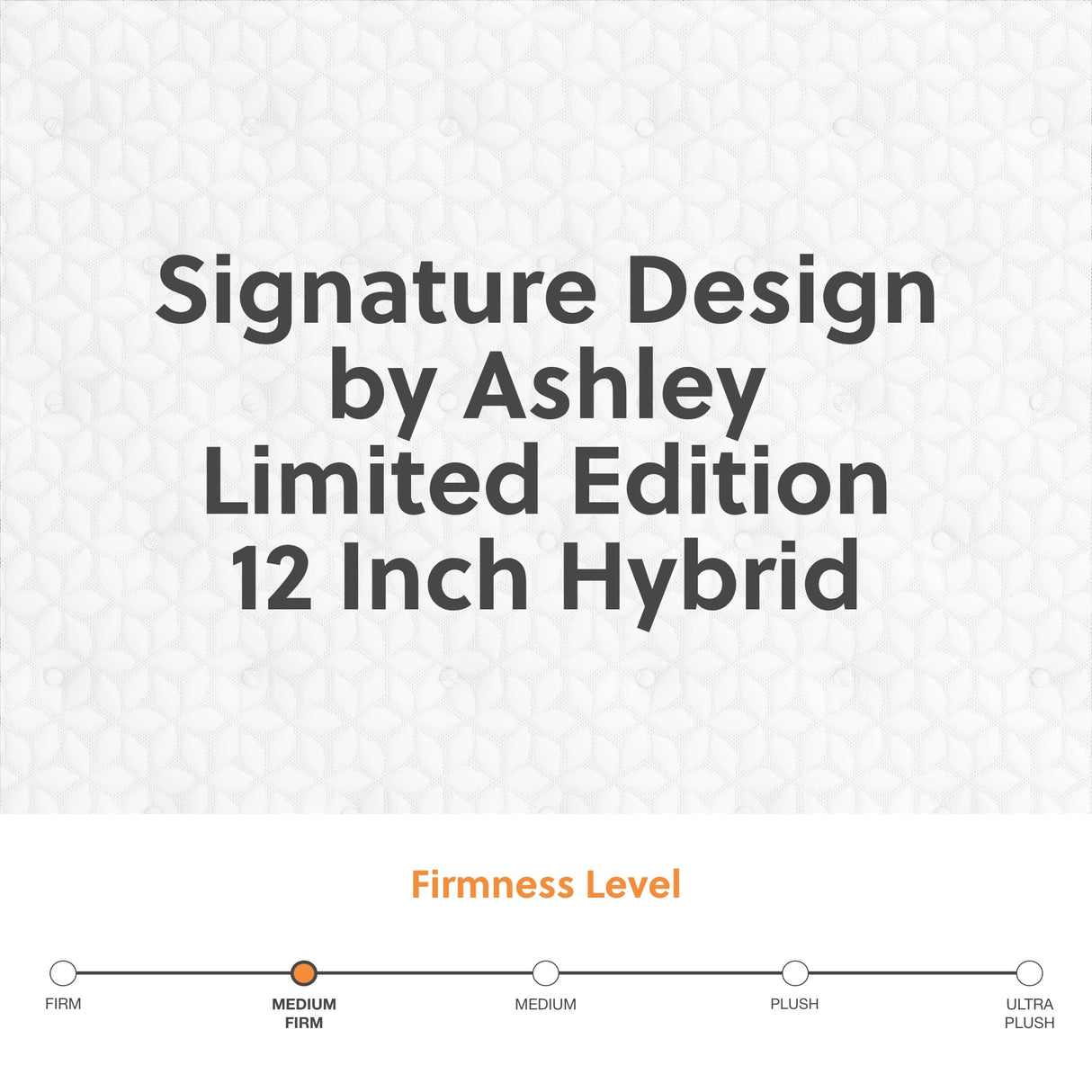 Signature Design by Ashley Limited Edition Plush 12 Inch Hybrid Mattress with Gel Memory Foam and Edge Support for Cool Sleep and Pressure Relief, California King Signature Design by Ashley
