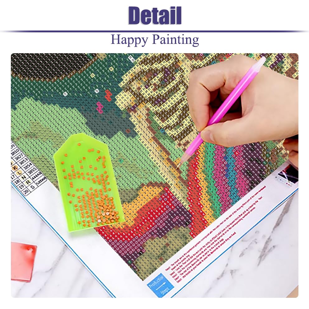 ShiCattle Skull Diamond Art Kits for Adults Beginners,DIY Full Round Drill Diamond Painting Kits Rainbow,Paint by Diamonds Dot Gem Art Crystal Easy,Home Wall Decor 13.7X 13.7Inch ShiCattle