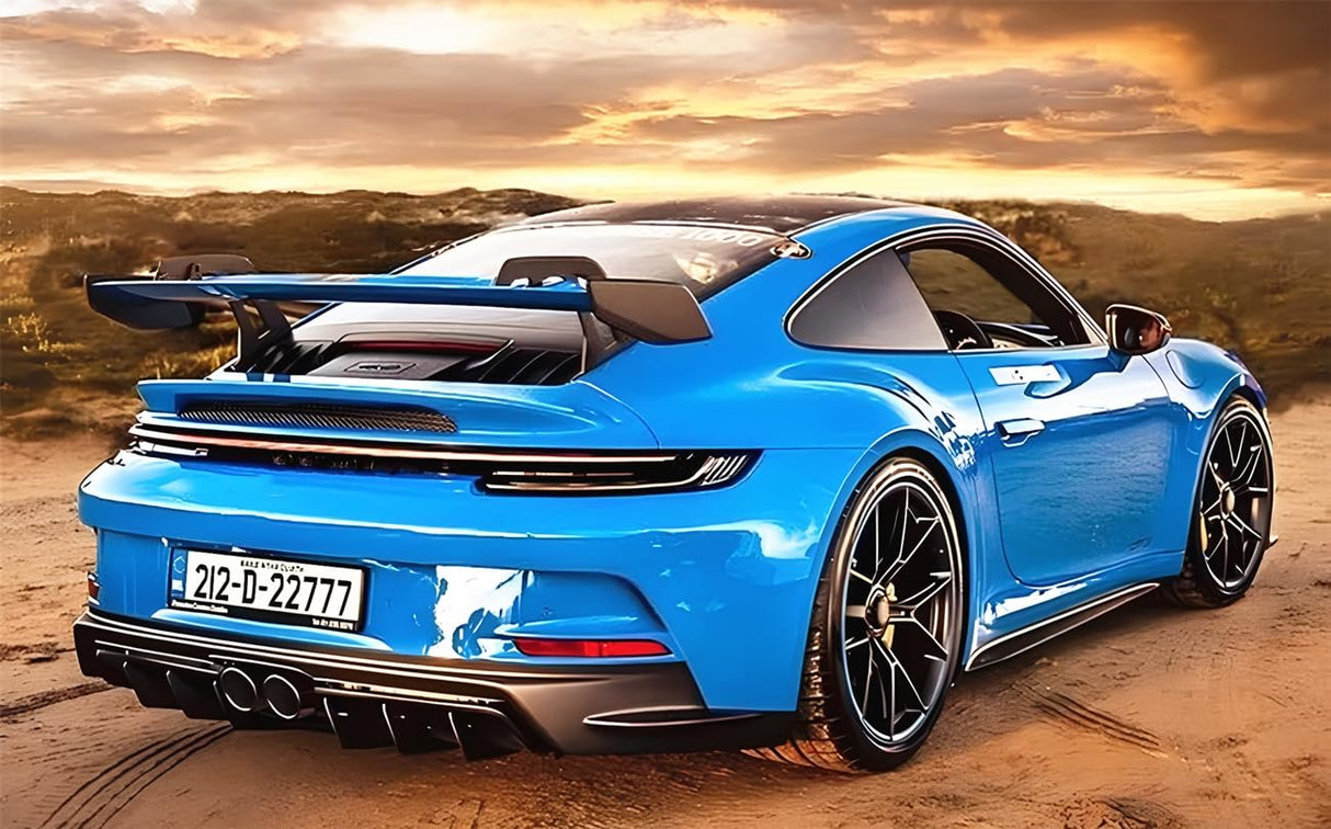 NUFTVI Diamond Painting Blue Sports Car, Full Drill Diamond Art Kits Gift for Adults/Mans, Art Painting Home Wall Decor (12 x 16 inches) NUFTVI