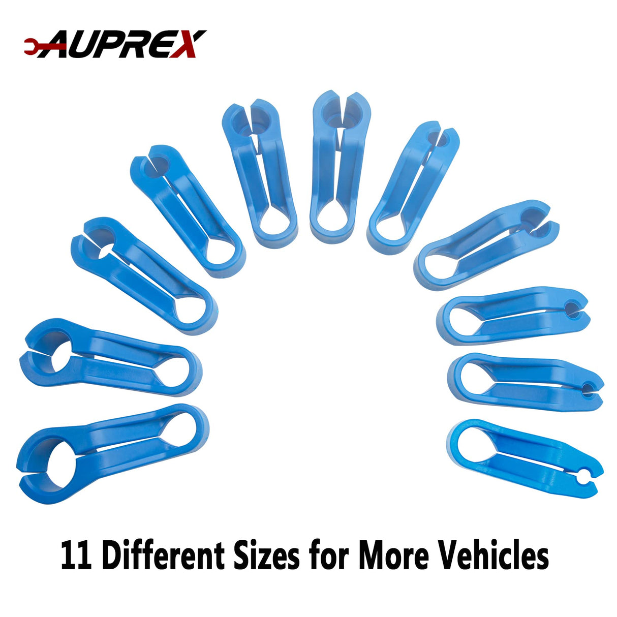 AUPREX 11 PCS AC/Fuel Line Disconnect Removal Tool Set for Ford and Others, Transmission Oil Cooler Line Quick Disconnect Kit from 3/16 to 7/8 Inch AUPREX