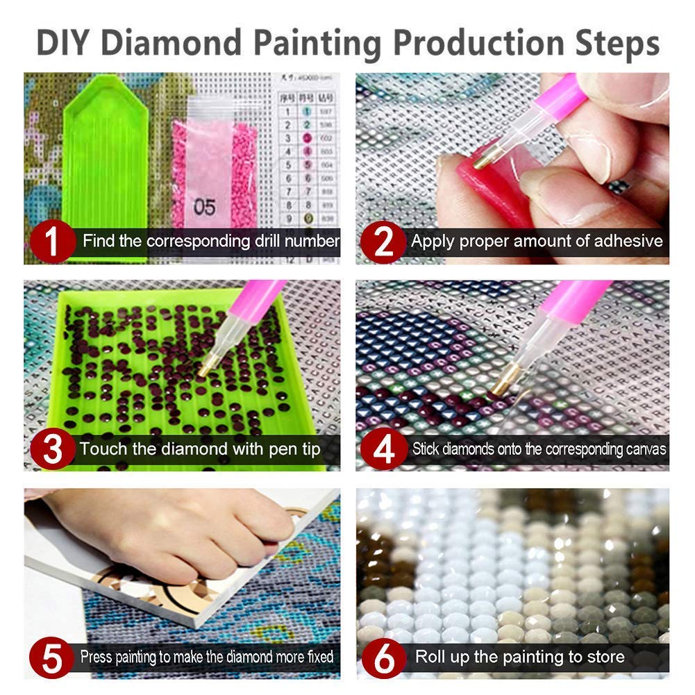 DIY 5D Diamond Painting Kits for Adults Full Drill Embroidery Paintings Rhinestone Pasted DIY Painting Arts Craft for Home Wall Decor(Sunflower in The Sunset) Kemladio