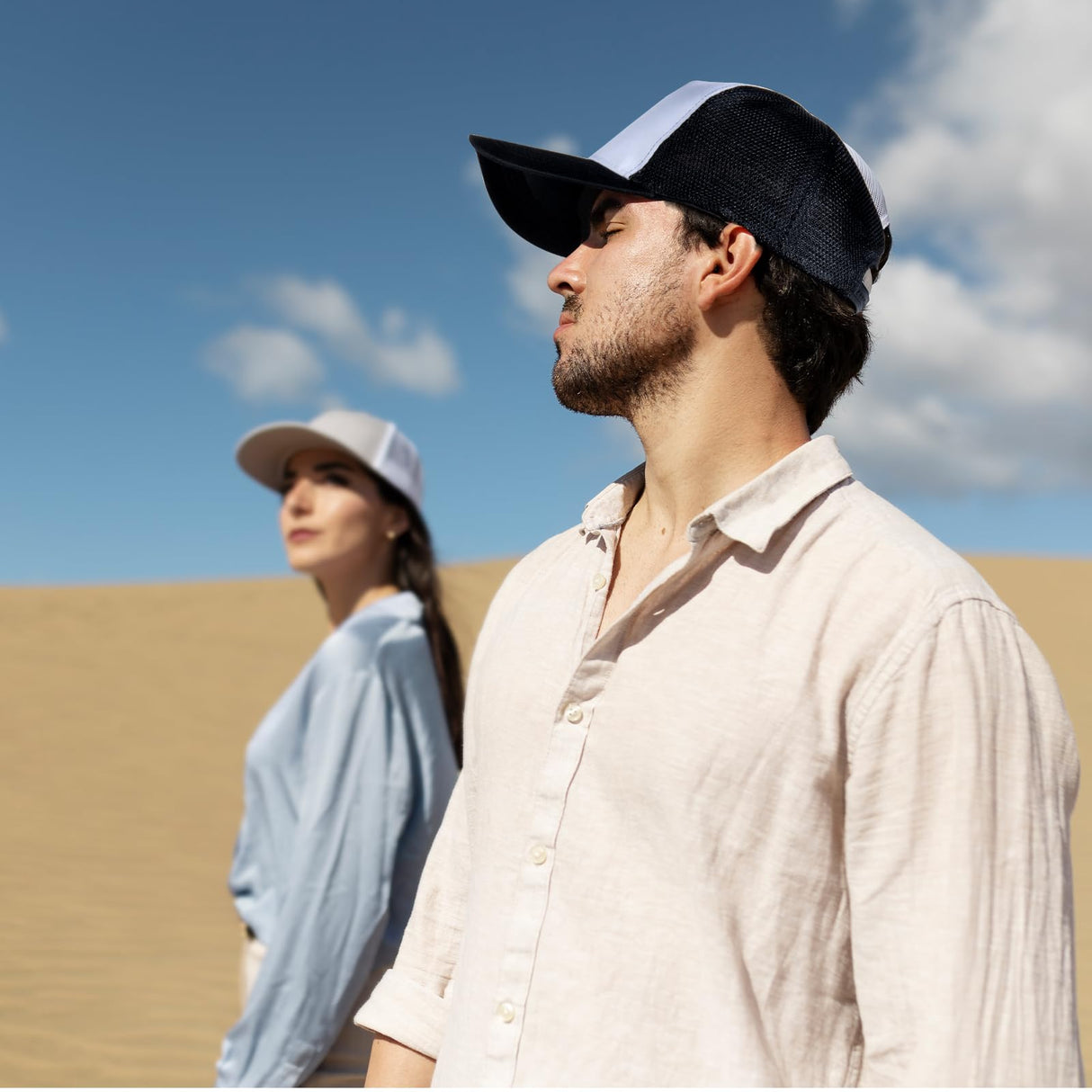 HTVRONT Sublimation Blank Trucker Hats 10PCS - Sponge Sublimation Hats Women and Men for HTV Vinly, Sublimation, Embroidery, 3D Embroidery - Funny Trucker Hats Breathable Mesh for Parties, Gifts HTVRONT