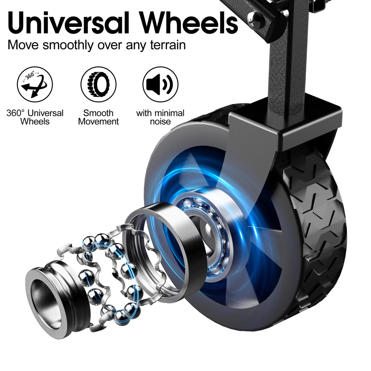 Highpro Collapsible Wagon Carts Foldable, Heavy Duty Beach Folding Wagon Cart with Wheels, Portable Grocery Garden Cart for Outdoor, Sports, Shopping, Camping, Black Highpro