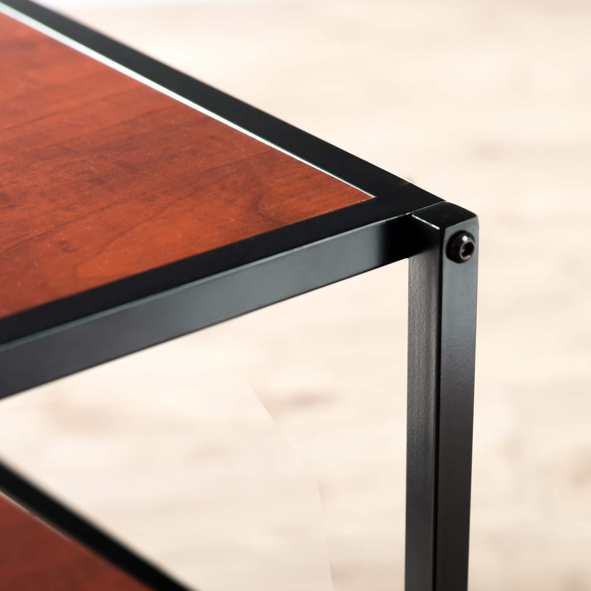 ZINUS TV Stand with Shelf, 40 Inch, Red mahogany wood grain Zinus