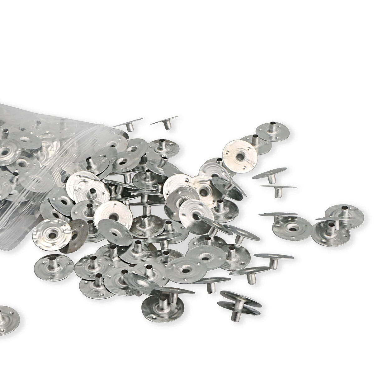 MILIVIXAY 800 pcs Candle Wick Tabs - Metal Candle Wick Sustainer Tabs MILIVIXAY