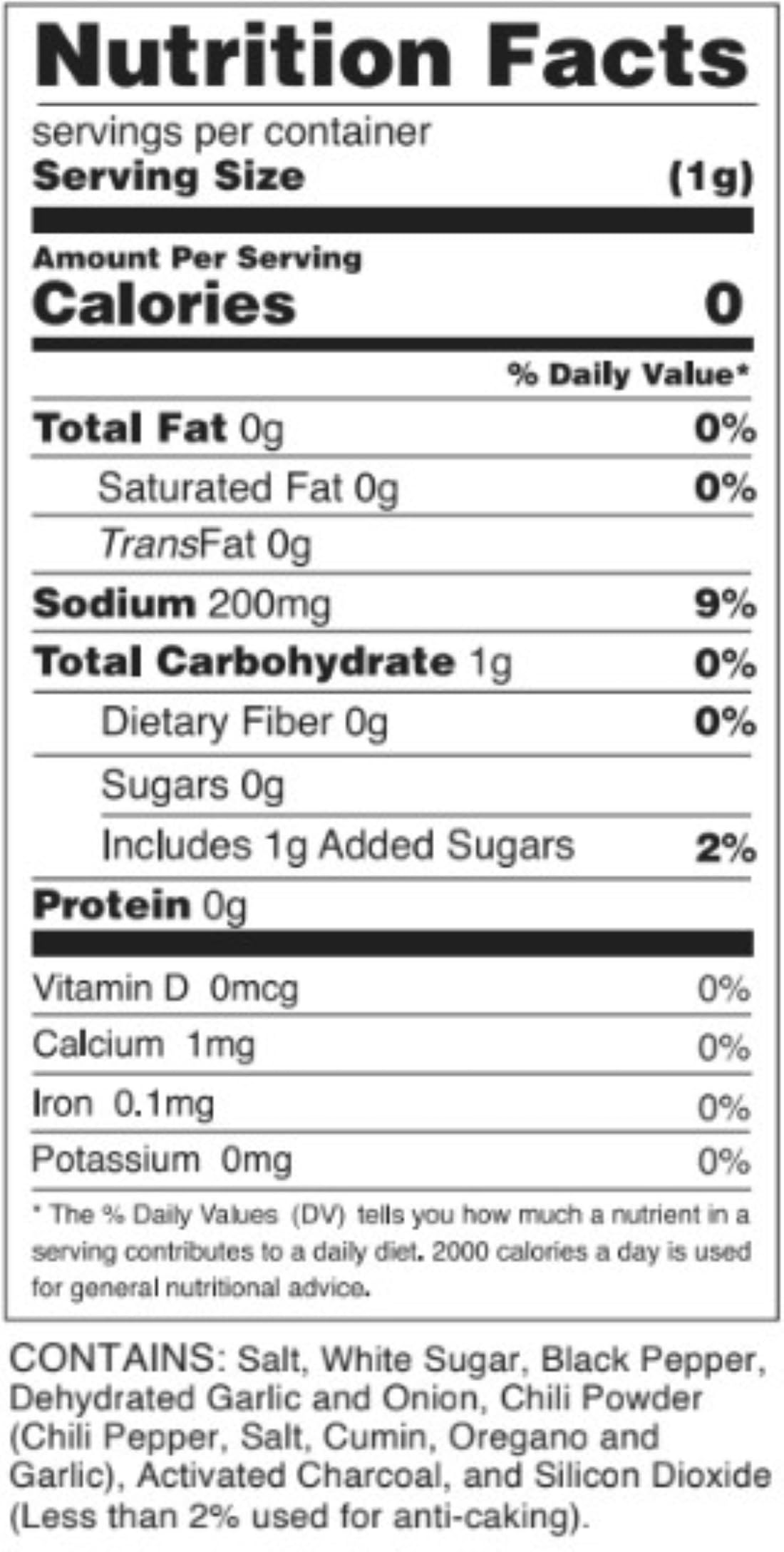 Hardcore Carnivore Black: charcoal seasoning for steak, beef and BBQ (Large Shaker) Hardcore Carnivore