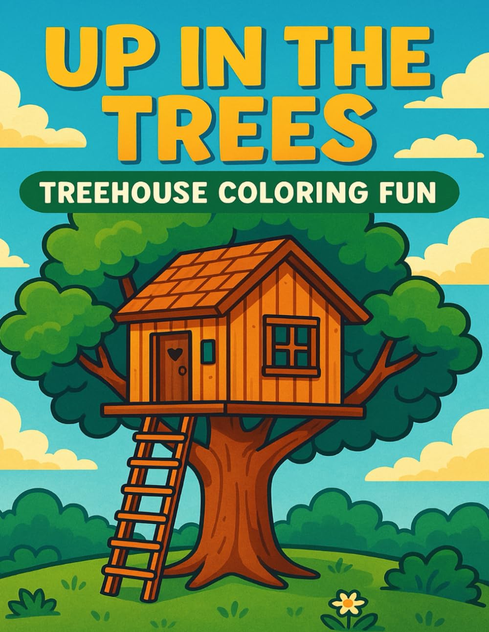 Up in the Trees: Treehouse Coloring Fun WoodArtSupply