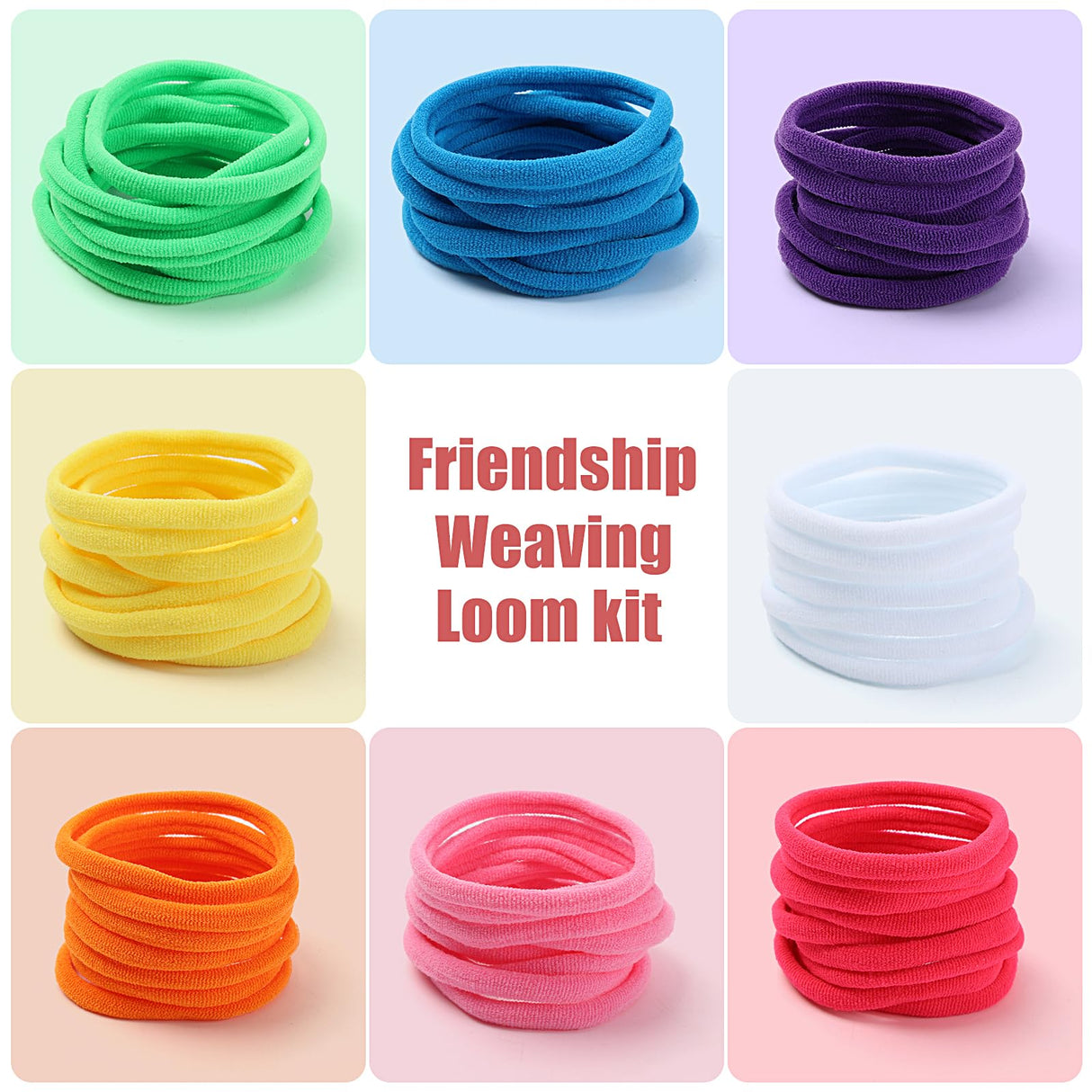 FUNBUD Weaving Loom Kit for Kids - Birthday Gifts for Girls Ages 6-12, DIY Craft Kit for Making Potholders, Arts and Crafts Toys for Girls 6-8, 8-12 Funbud
