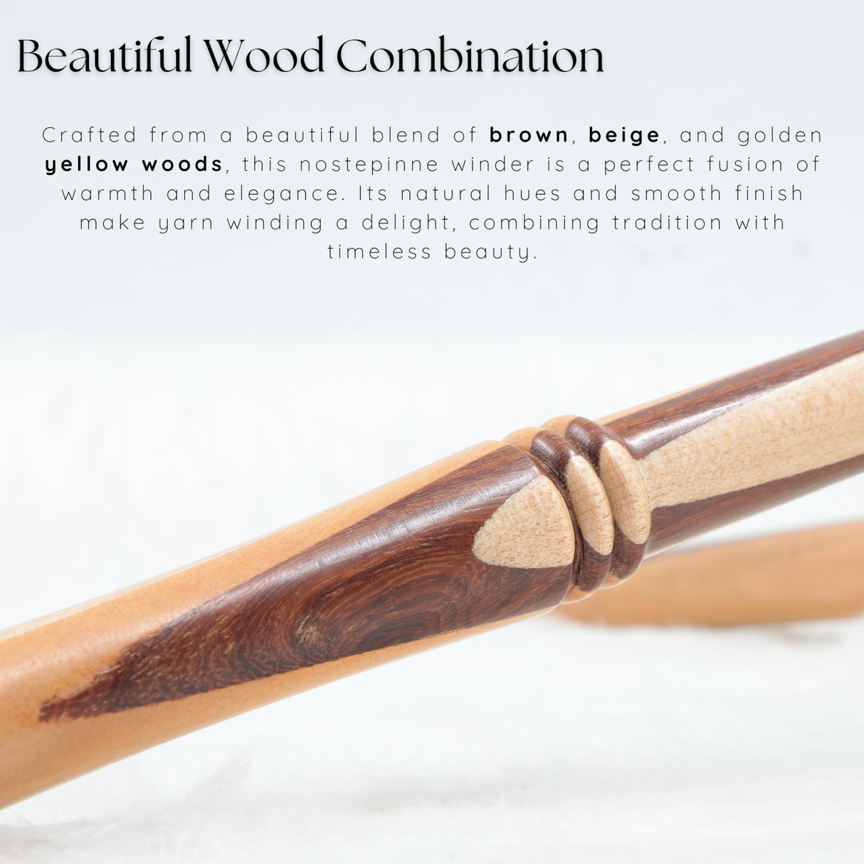 Nostepinne Maple Wood Center Pull Ball Yarn Winder | Knitting Crochet Accessories | Yarn Storage | Nagina International (Candy) Nagina International