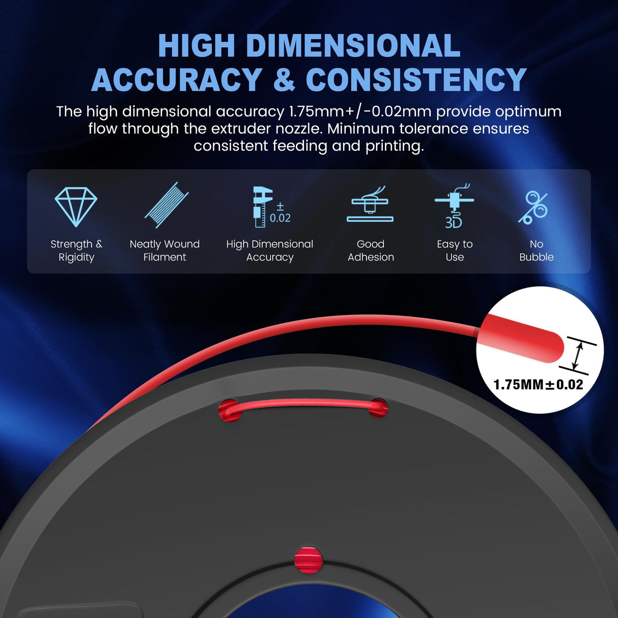 JAYO Silk PLA Filament Bundle 1.75mm, Silk 3D Printer Filament Bundle Multicolor, Individually Vacuum Packed, 8 Pack, Shiny Silk 2KG in Total, Light Gold+Silver+Black+Blue+Red+Green+Orange+Pink JAYO