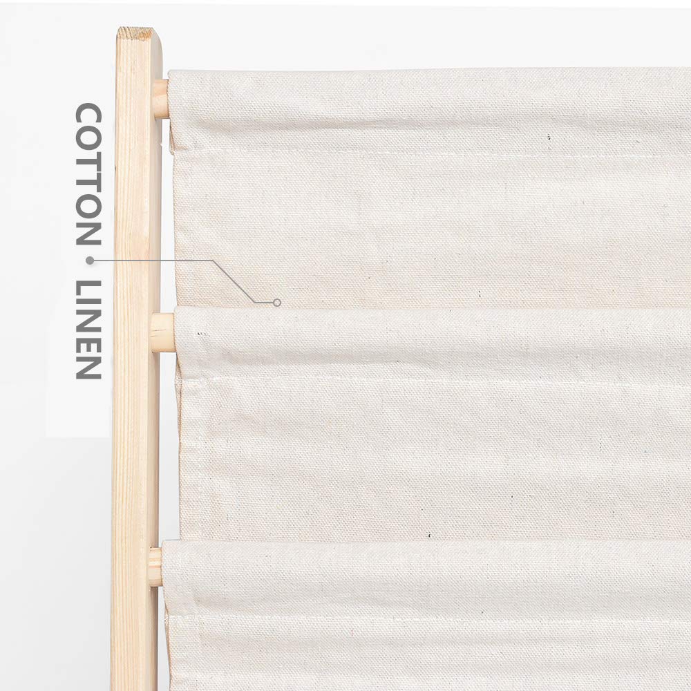 Morimoe Sling Bookshelf Kids Book Rack Storage, Natural Beige (Beige, W:75cm) Morimoe