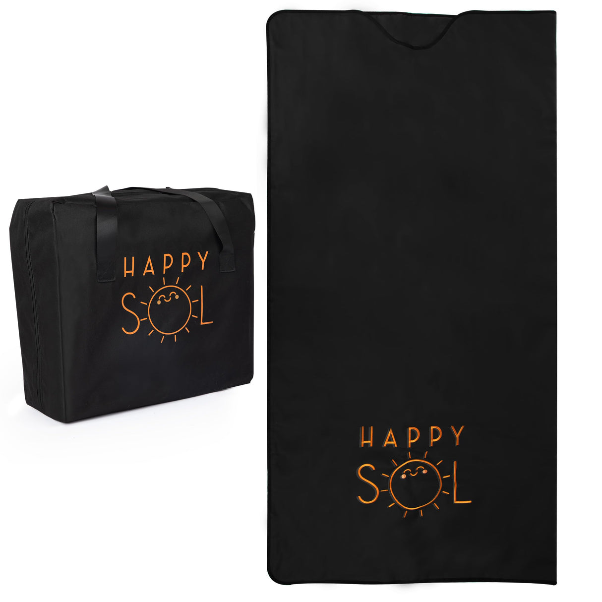 Happy Sol Far Infrared Sauna Blanket for Home, Portable Infrared Sauna Blanket for Therapy, Sauna Blanket for Detox, Suitable for Relaxation and Exercise Recovery, Very Low EMF Happy Sol