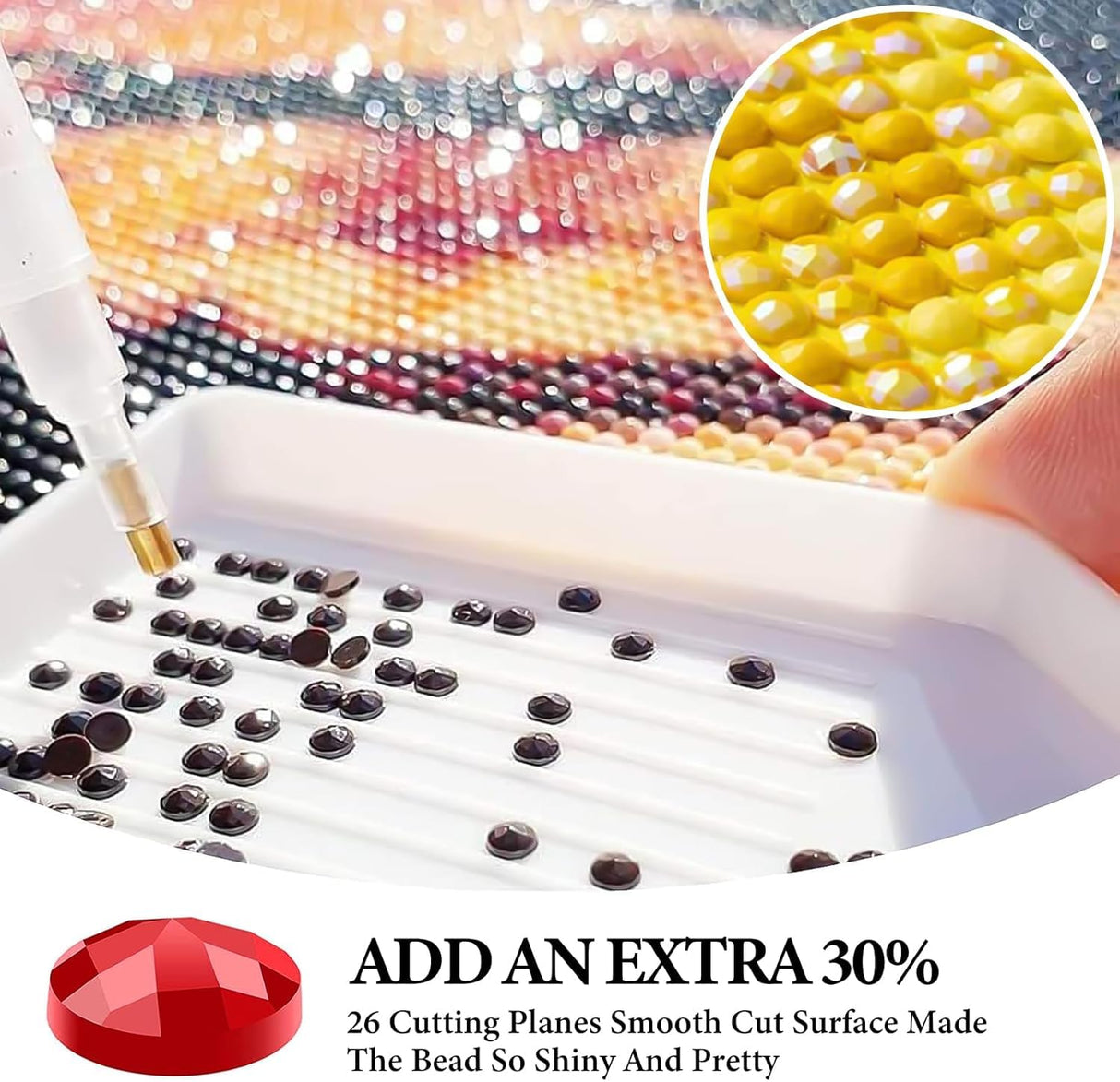 DAZZLEDOTS Diamond Art Kits for Adults, 6-Pack Gothic Girl Diamond Painting Kits for Beginner Princess Round 5D Full Drill Diamond Dots Crafts for Home Wall Decor Gifts 12x16 Inch DAZZLEDOTS