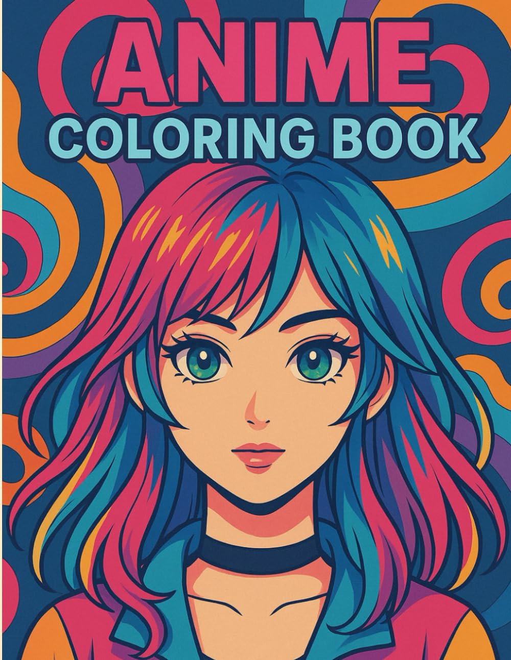 Anime Coloring Book: For everyone who loves anime – to relax and be creative Majosta
