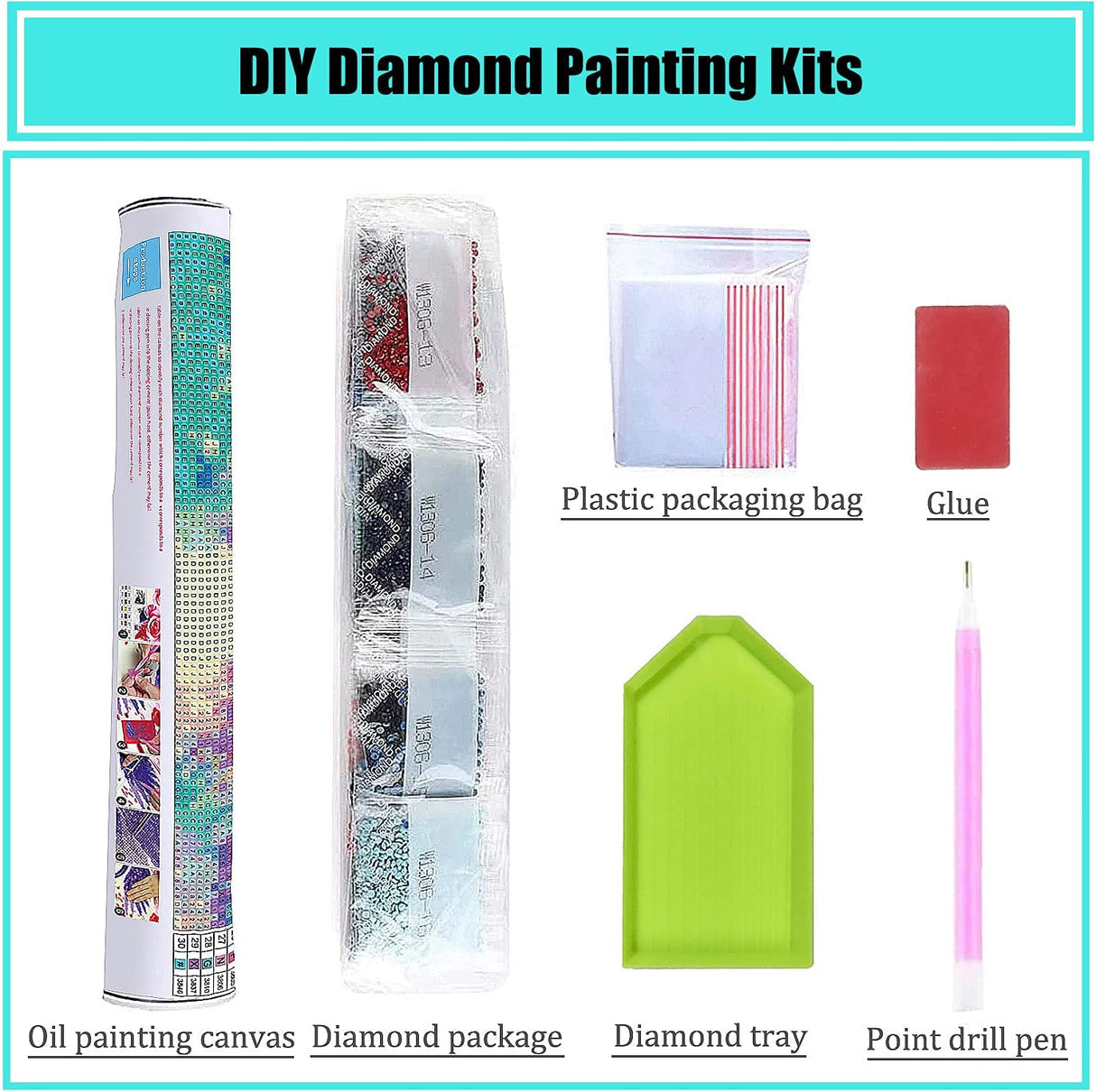 Diamond Art Painting Wildlife Animal Wall Decor Sea Otter & Pup Baby (4) Kit for Adults Full Drill Diamond Art Painting by Number Kits Gem Art Wall Home Decor(15.8 x11.8inch) WoodArtSupply