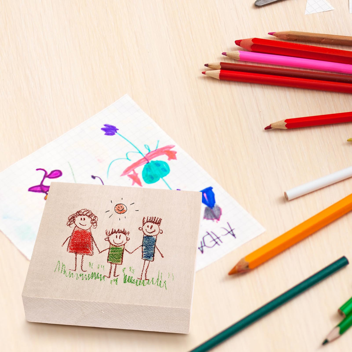 KOHAND 20PCS Basswood Blocks, 4 x 4 x 1 Inches Unfinished Wood Blocks, Square Wood Carving Whittling Blocks for Craft, DIY KOHAND