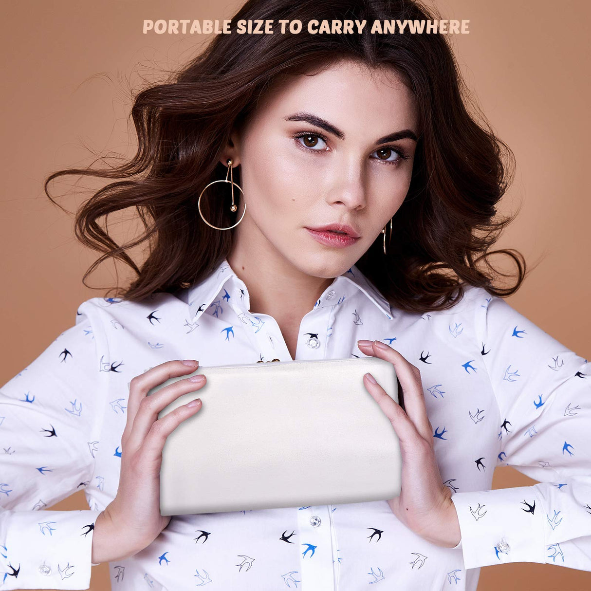 Weewooday 12 Pieces Canvas Makeup Bags for Women Plain Cosmetic Pouch with Zipper Blank DIY Bags for Travel Wedding Teacher Women Toiletry Makeup Cosmetic Stationery(White) Weewooday