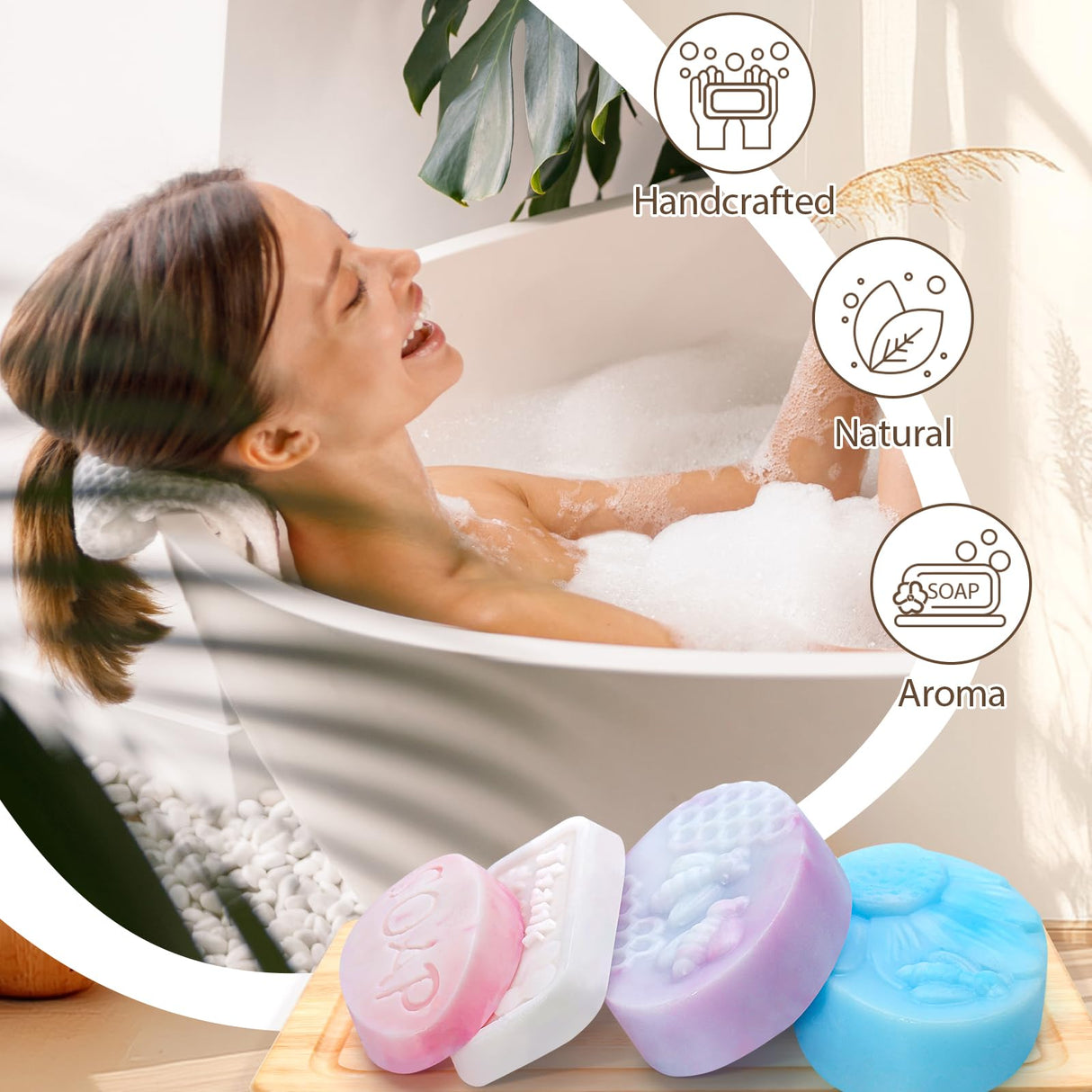 WhizToys Soap Making Kit Supplies, Crafts Kits for Adults and Kids, DIY Beginners Kit Containing Silicone Mold, Soap Cutter and Shea Butter Base, Fragrances and Gifts Cards WhizToys