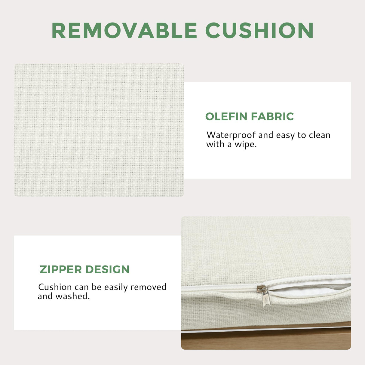 LUXIJOY Patio Dining Set 9-Piece Outdoor, Wood-Grain Aluminum Table with Umbrella Hole, Outdoor Table and Chairs Set with Removable Cuhsion, Woven Rope Back Chairs for Lawn, Garden, Backyard LUXIJOY