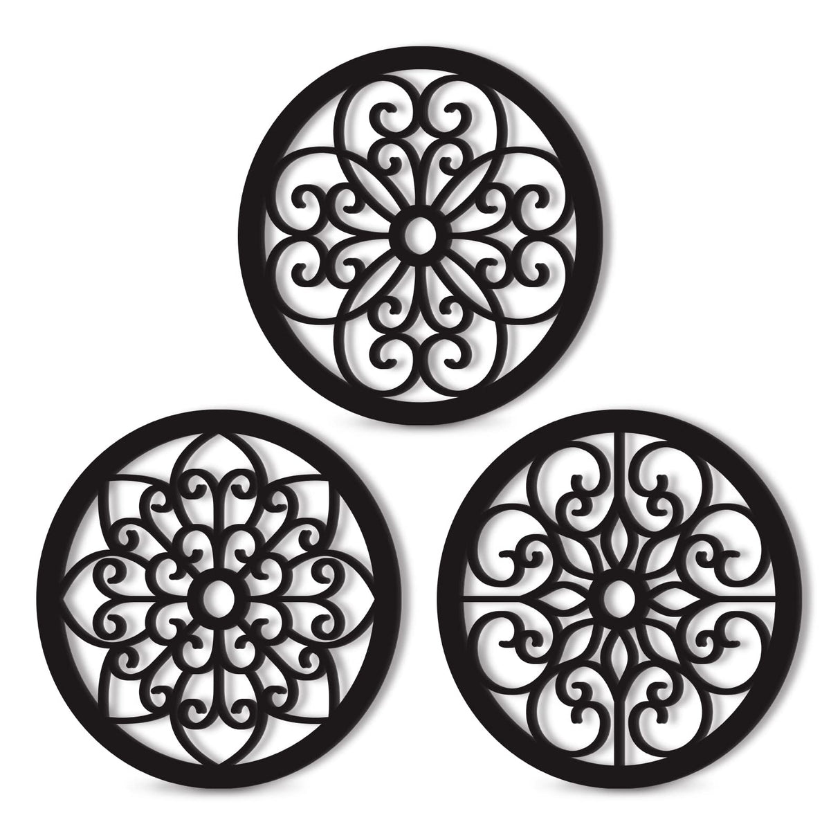 Bnesi 3 Pieces Thickened Rustic Wood Wall Decor,Modern Farmhouse Hanging Decoration for Living Room Bedroom Hallway Decor Office Kitchen Wall Decoration (Modern style) Bnesi