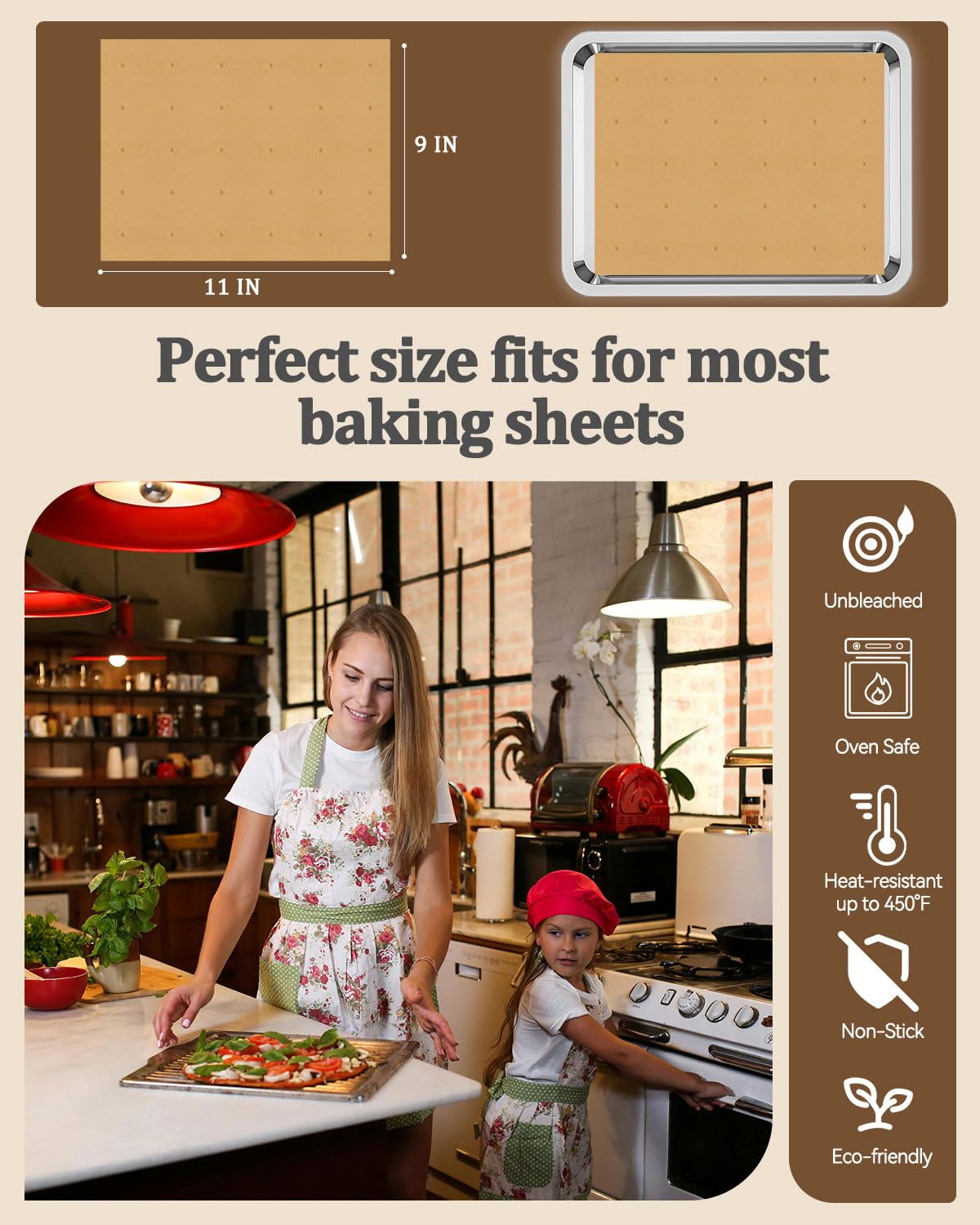 Air Fryer Liners Disposable,Air Fryer Liners Perforated,Rectangular air fryer parchment paper liners For Baking Oven,Accessories For Cuisinart、Foodi、Cosori、Breville Etc.(9x11 Inch 150 Pcs) Indulward