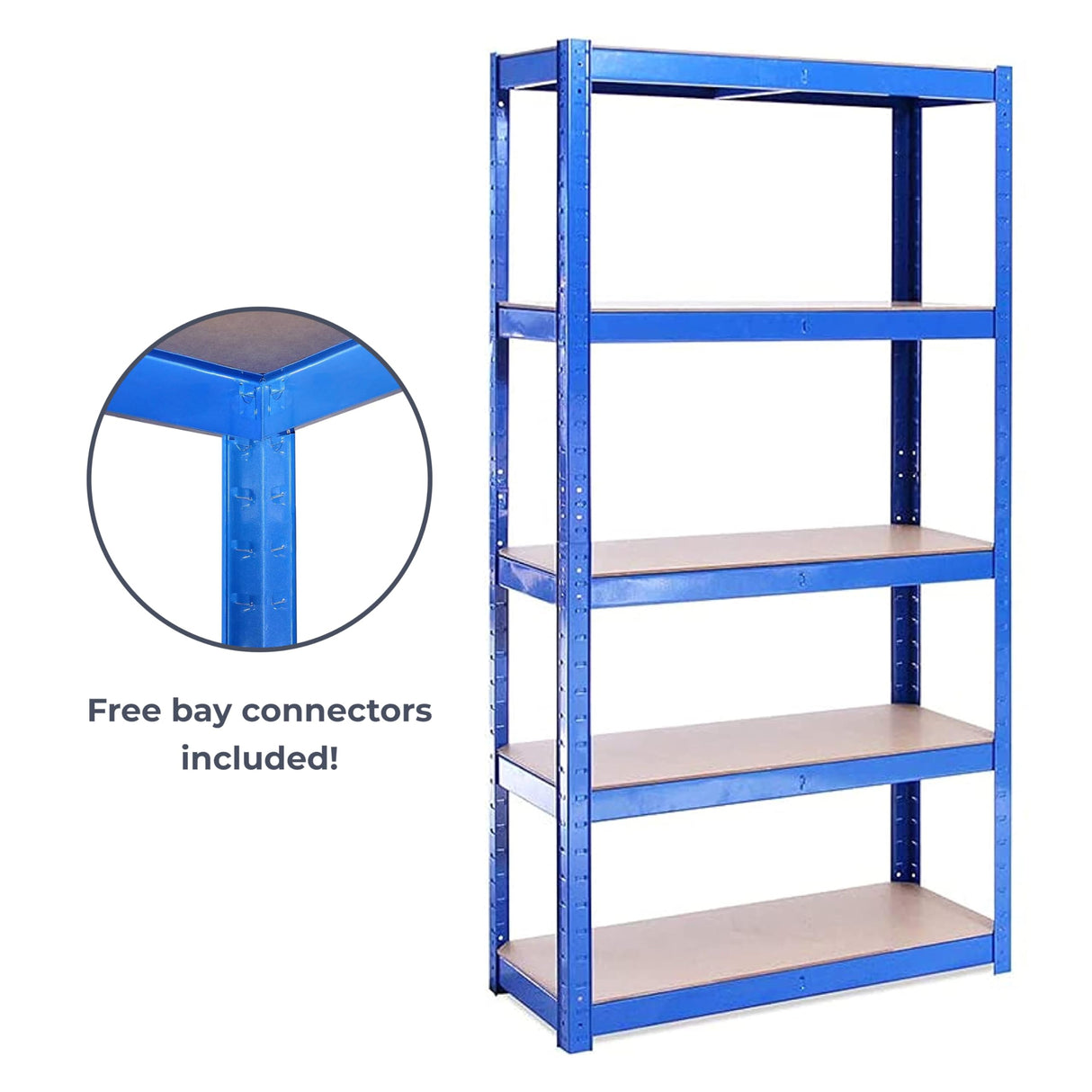 Garage Shelving Units: 71" H x 47" L x 24" W - 1 Bay - Grey - 5 Tier Unit | 400LB Load Weight Per Tier (2000LB Per Unit) | Home, Office, Garage or Business Use | 5 Year Warranty G-Rack