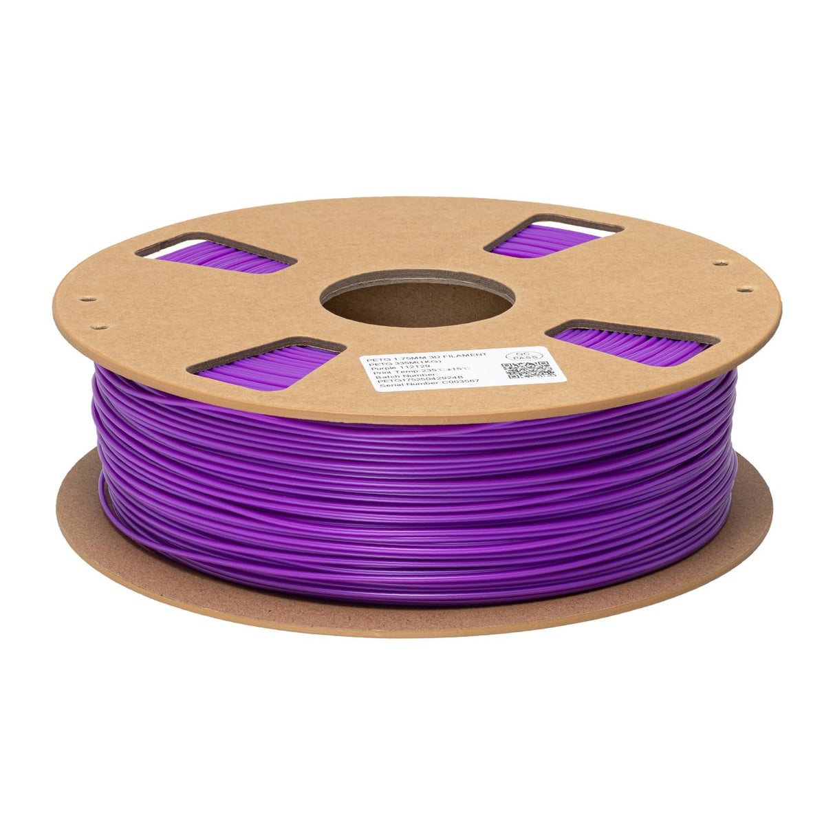 HZST3D 3D Printer Purple PETG Filament 1.75mm 1KG 3D Material Printing Filament (Purple) HZST3D