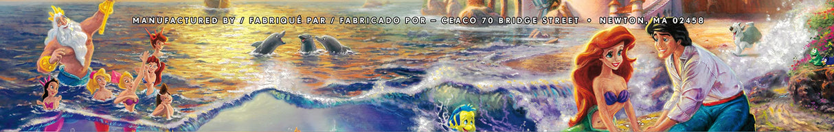 Ceaco - Thomas Kinkade - Disney Dreams Collection - The Little Mermaid - 2000 Piece Jigsaw Puzzle Ceaco