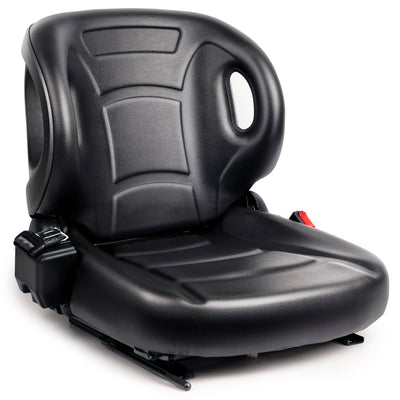 SEATIN Universal Forklift Seat W/Switch,Retractable Safety Belt fits Toyota Forklift Aftermarket,Tractor,Skid Loader,Excavator,Dozer,Backhoe,Telehandler,UTV,ATV