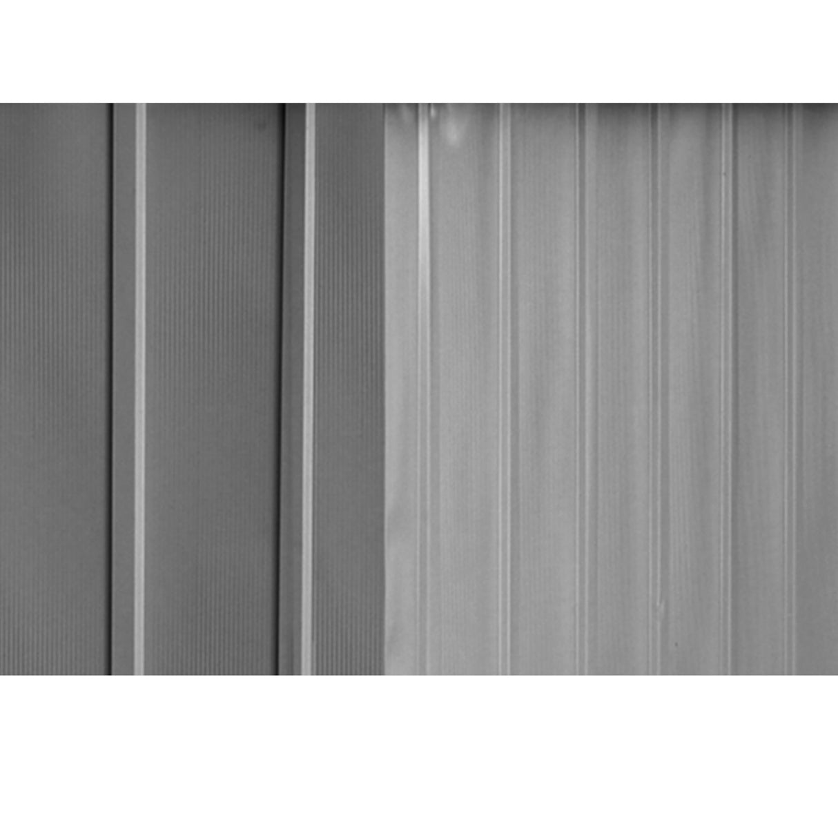 New Yard 10x6 Gable-Roof Metal Shed–Durable Outdoor Storage Shed for Lawn Equipment, Pool Supplies, Bicycles, Tools, and Garden Storage – Weather-Resistant and Easy Assembly Gray w/Skylight NEW YARD