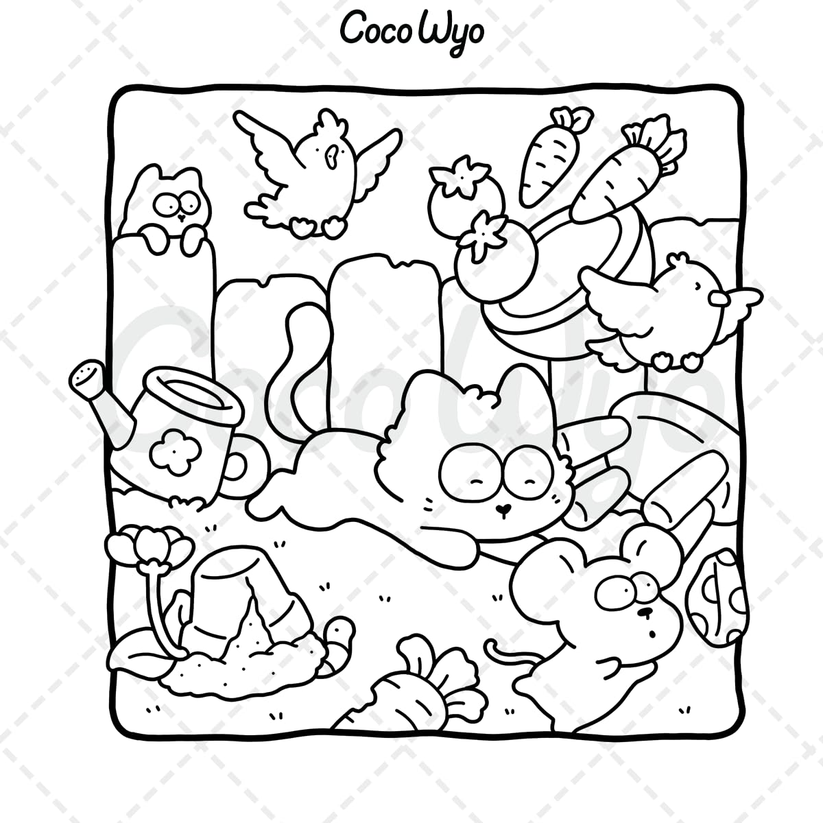 The Little Cat: Cozy Life of Kitty Coloring Book for Adults and Teens (Cozy & Cute Coloring) Independently Published