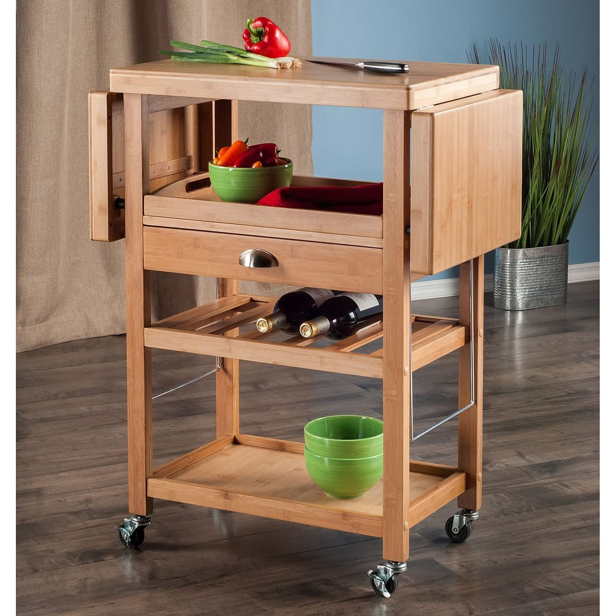 Winsome Barton Kitchen Cart (80434) Winsome