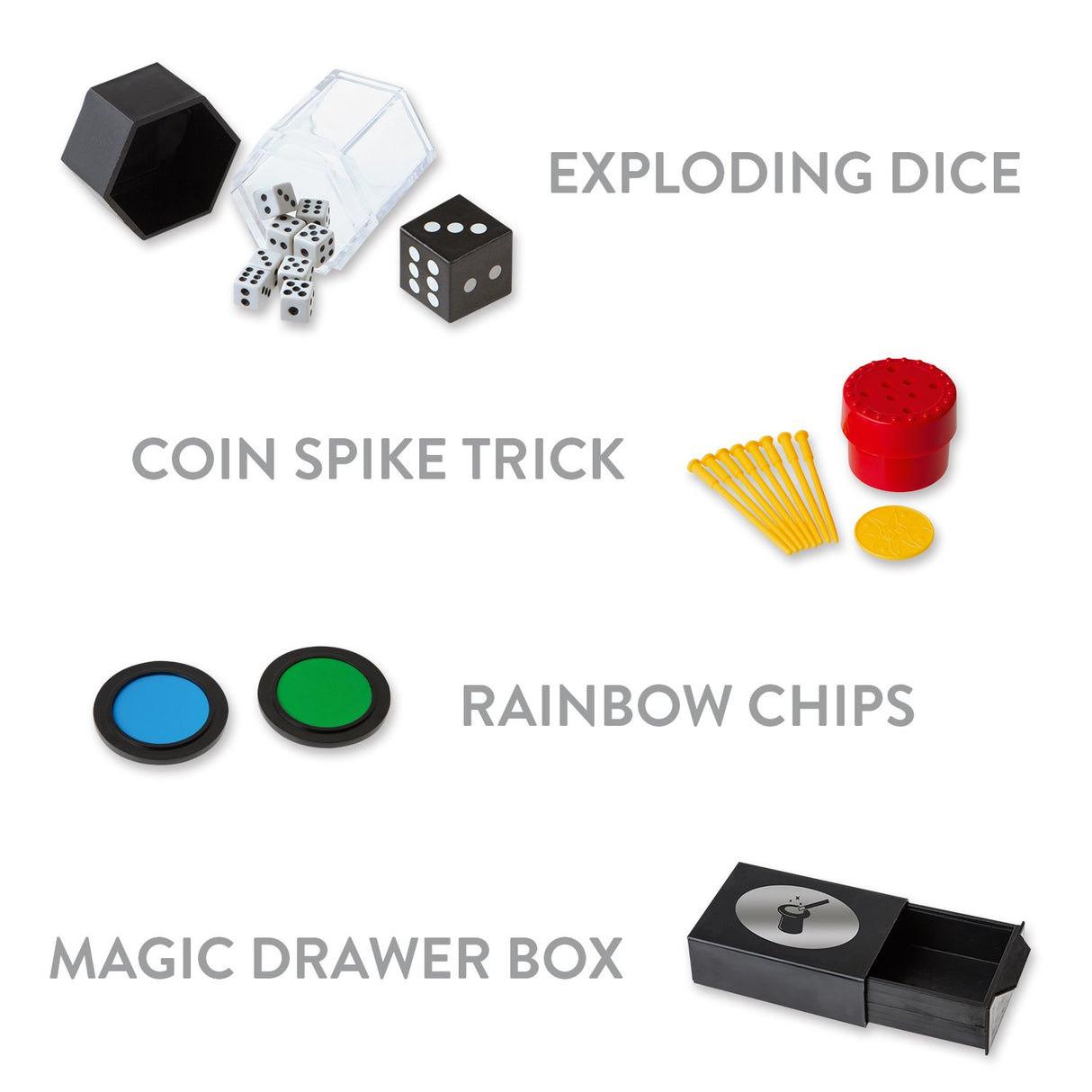 MasterMagic Magic Kit - Easy Magic Tricks for Children - Learn Over 350 Spectacular Tricks with This Magic Set - Ideal for Beginners and Kids of All Ages! MasterMagic