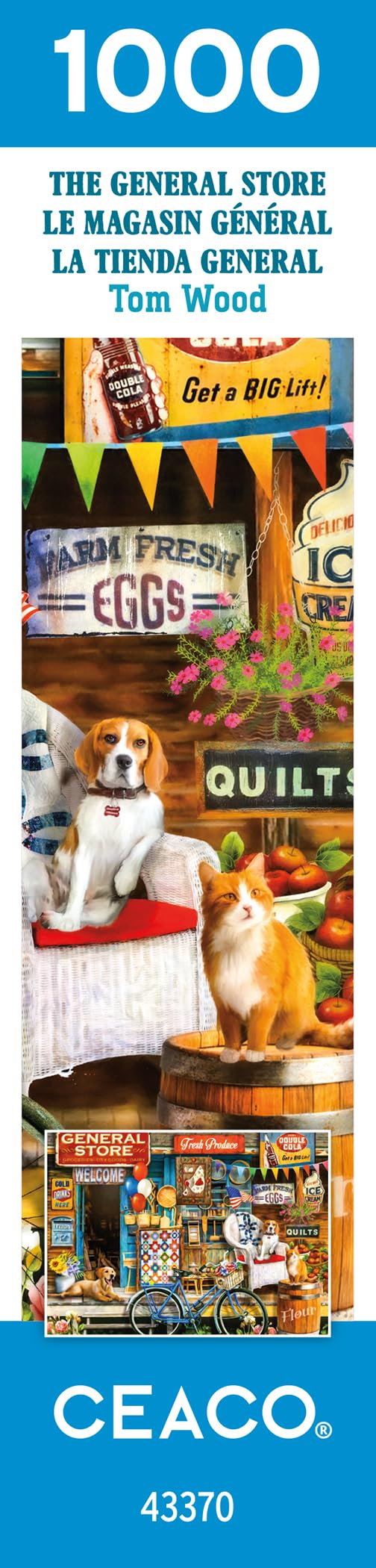 Ceaco - Tom Wood - The General Store - 1000 Piece Jigsaw Puzzle Ceaco