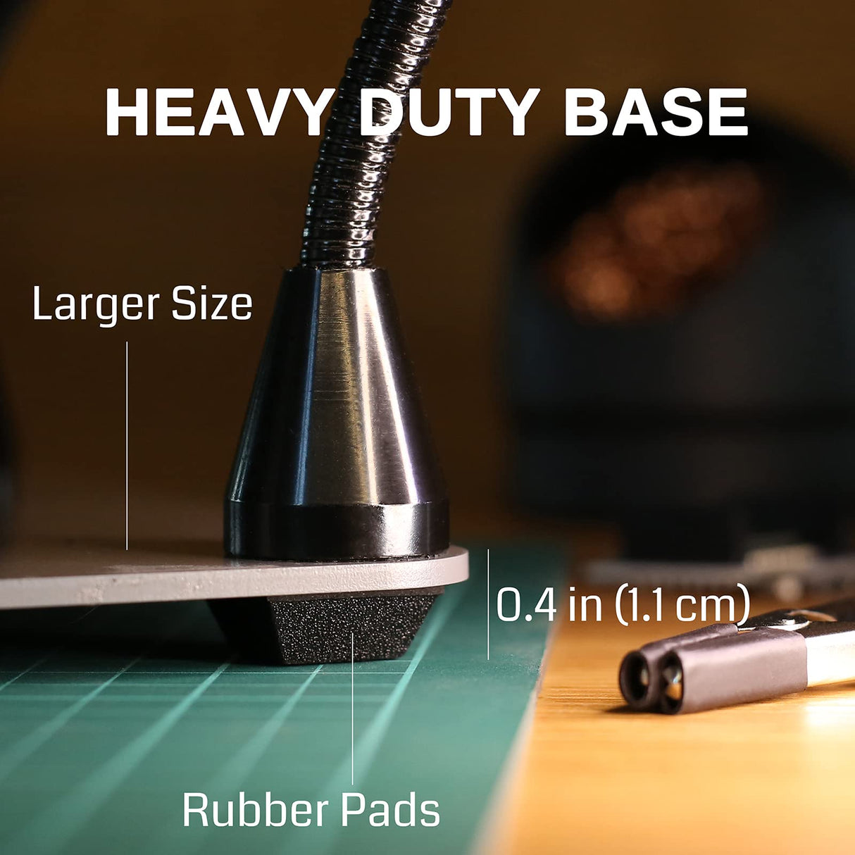 SainSmart Magnetic Helping Hands Soldering Station with an 11.1 x 7.1 Inch Larger Base, 5X LED Magnifying Lamp, 4 PCB Circuit Board Holder & 4 Flexible Magnetic Helping Hands SainSmart
