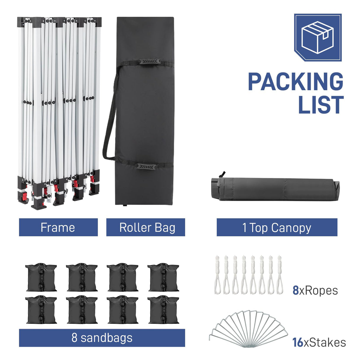 10x30 Pop Up Outdoor Canopy Tent,10x30ft Waterproof Party Tent Ez Up Canopy Tents for Parties Wedding Outdoor Commercial Event Gazebo Portable Instant Tent for Backyard Camping Carport, Dark gray Xeuemtey