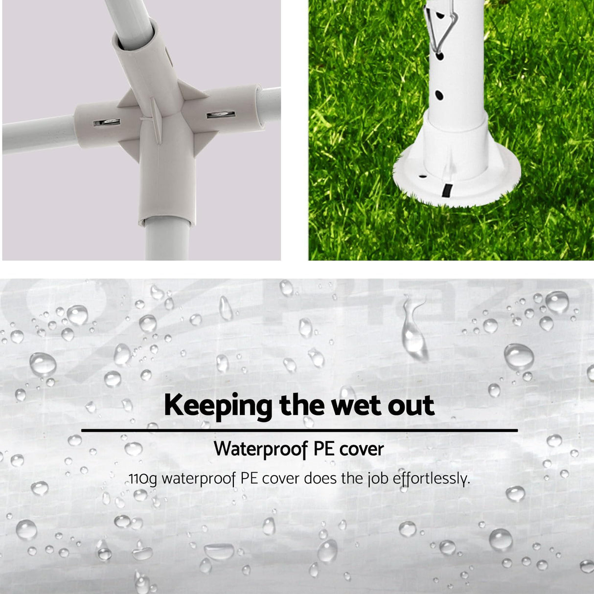 10x20 Party Tent, Outdoor Wedding Tents with 6 Removable Sidewalls, Gazebo Shelter for Parties Patio, Outside Waterproof Canopy Tents, Party Wedding BBQ Events Tent, Black MegaChoice