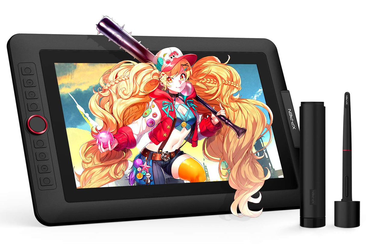 XPPen Drawing Tablet with Screen Full-Laminated Graphics Drawing Monitor Artist13.3 Pro Graphics Tablet with Adjustable Stand and 8 Shortcut Keys (8192 Levels Pen Pressure, 123% sRGB) XP-PEN