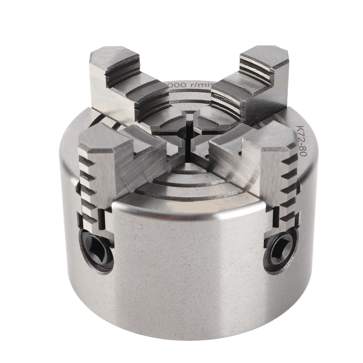 4-Jaw Metal Lathe Chuck, 4 Jaw Lathe Chuck Turning Machine Independent & Reversible Jaw 3 inch 4-Jaw Chuck Yanmis