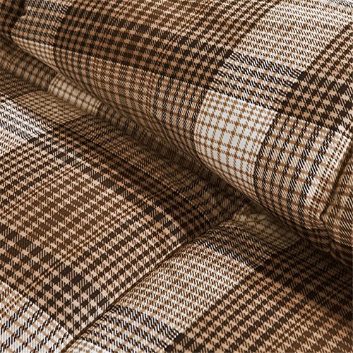 Woolrich Comforter Set, Cabin Lodge, Warm Cover for Colder Season, Modern Cottage-Inspired Down Alternative Ultra Soft Microfiber Bedding, Matching Sham, Plaid Brown Twin 2 Piece Woolrich John Rich & Bros.
