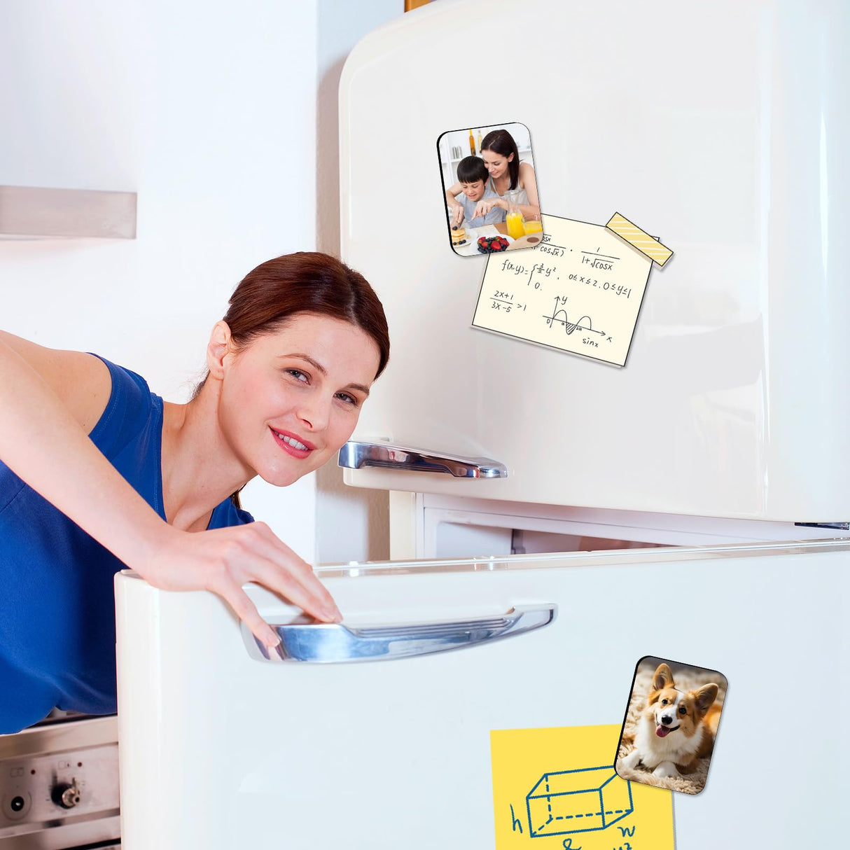 80PCS Sublimation Magnet Blanks Bulk 5.5x7.5 CM Rectangle, 40 Pcs Sublimation Blanks Produnts and 40Pcs Soft Magnetic Personalized Sublimation Refrigerator Fridge Magnets Blank Set for DIY Craft LaiHiulaan