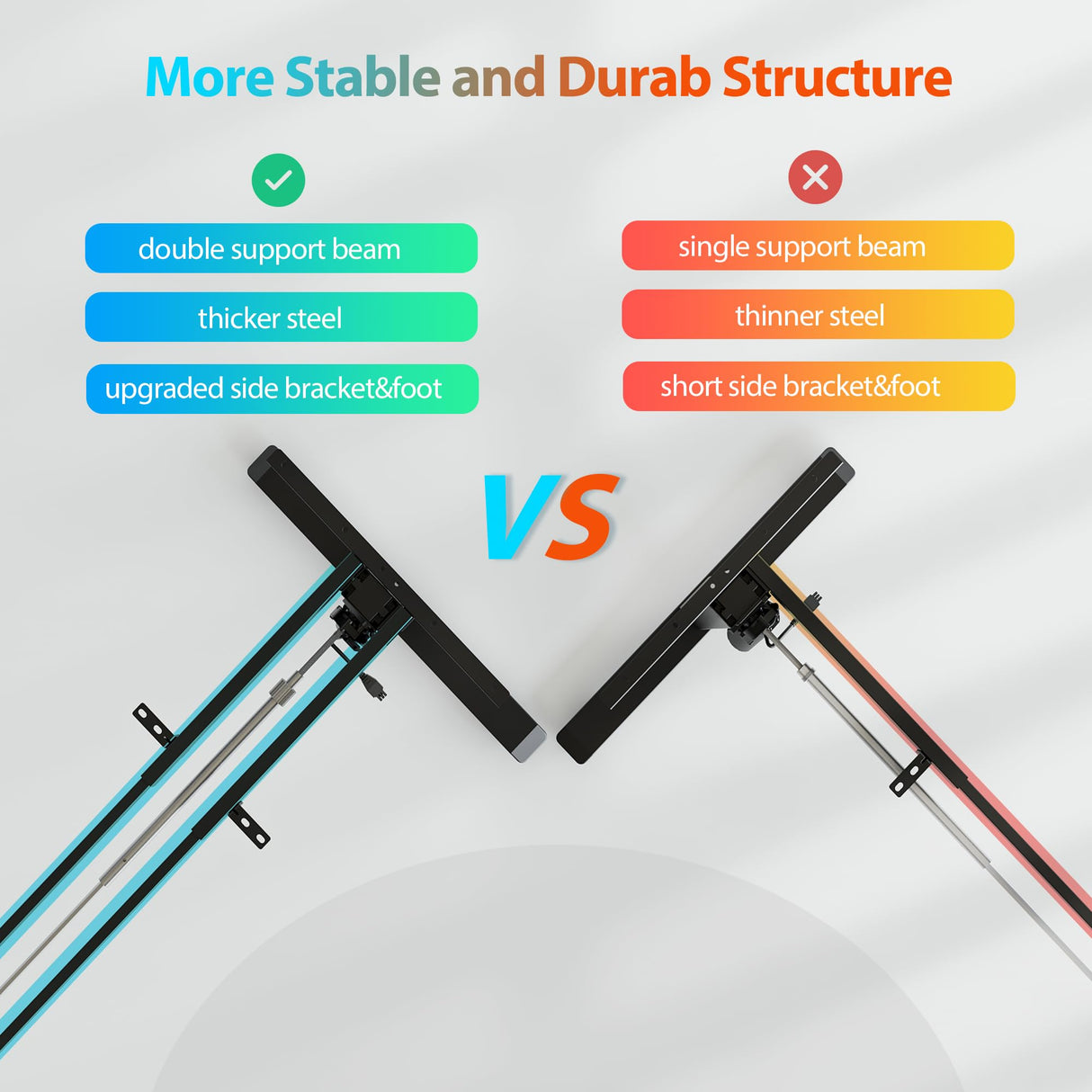 Agilestic Electric Standing Desk, L-shaped 59 Inches Height Adjustable Desk, Sit and Stand up Desk for Work Office Home, Ergonomic Rising Computer Table for Home Office with Splice Board, Rustic Brown Agilestic